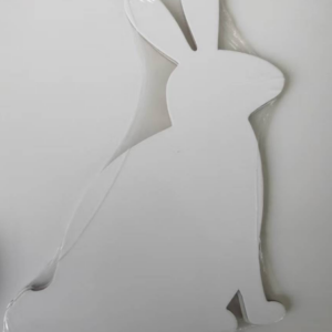 Rabbit shape canvas